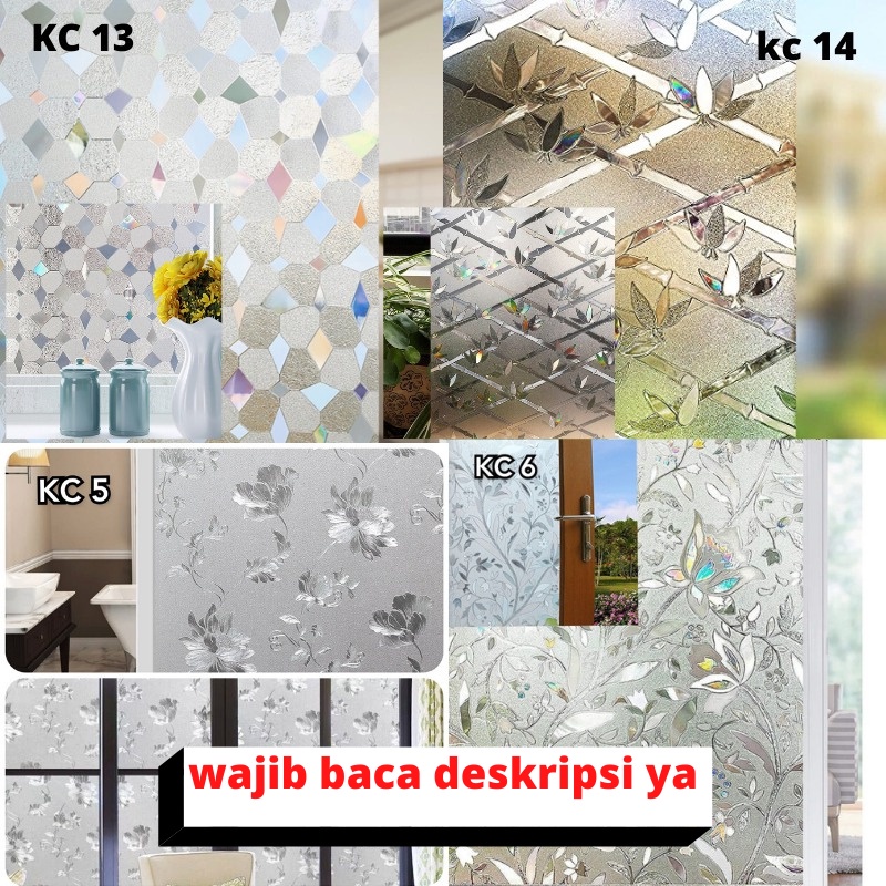 STICKER STIKER KACA HOLOGRAM SUNBLAS SUNBLAST KACA WALL STICKER SETIKER WALLPAPER PINTU JENDELA KACA BUAT KAMAR MANDI DEKORASI DECOR DEKOR RUMAH WALPAPER SANBLAST SANBLAS SUNBLAST SUNBLAS MINIMALIS PREMIUM MOTIF LEMARI KACA DAPUR AESTHENTIC 3D MURAH