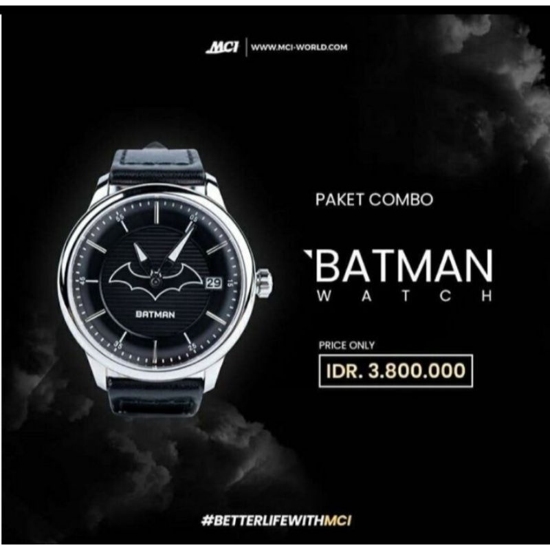 Jam Tangan Germanium BATMAN Original MCI 100%