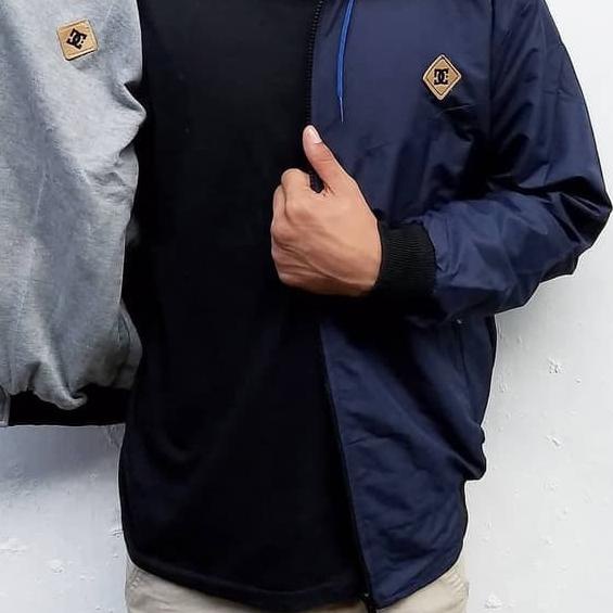 ✥ Jaket Parasut Bolak Balik / Jaket Anti Air / Jaket Pria Bolak Balik ✴