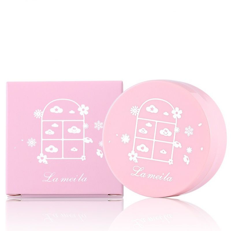 Bedak Tabur Pink Series LAMEILA Original Contouring Make Up Loose Powder