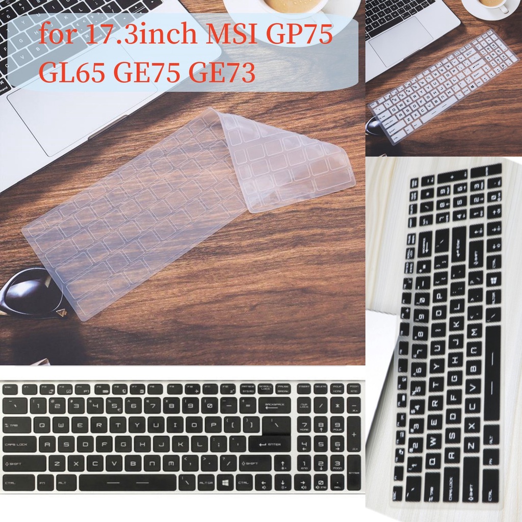 Untuk 17.3inch MSI GP75 GL65 GE75 GE73 Tahan Air Debu Penutup Keyboard Laptop Pelindung Kulit