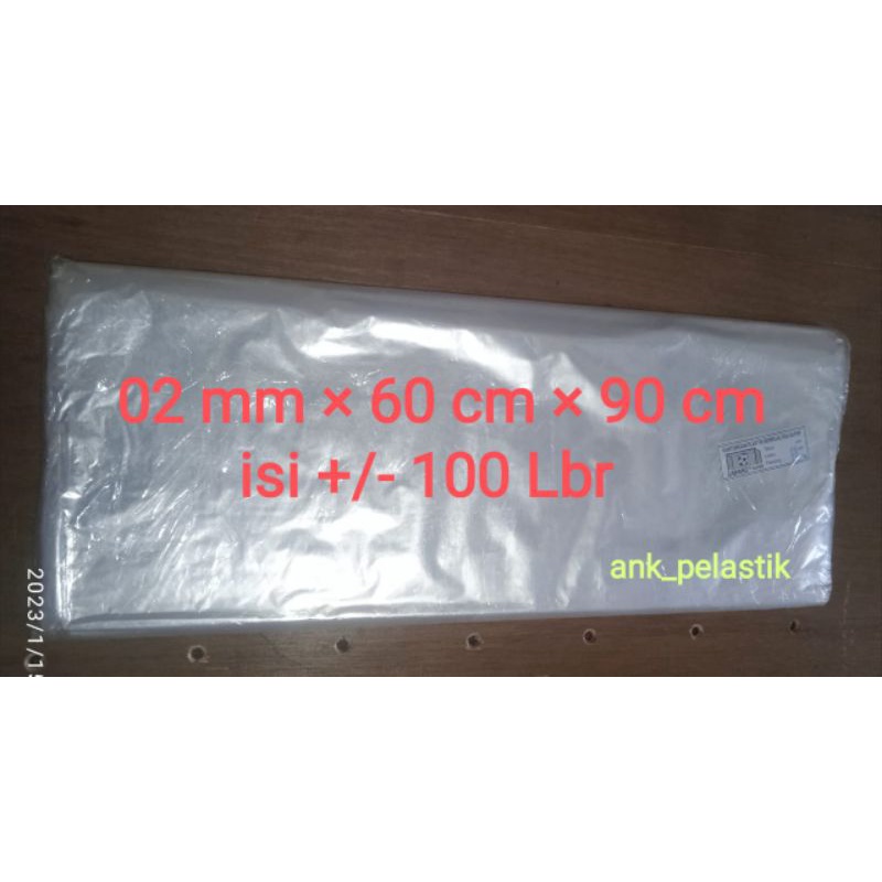 Plastik Laundry 02×60×90 Plastik Bedcover Plastik Boneka Plastik PP Bening Plastik Cap Gawang Plasti