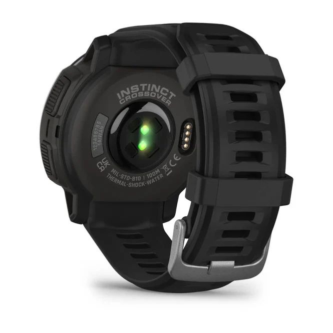 Garmin Instinct Crossover Black / Granite Blue Garansi TAM 2 Tahun