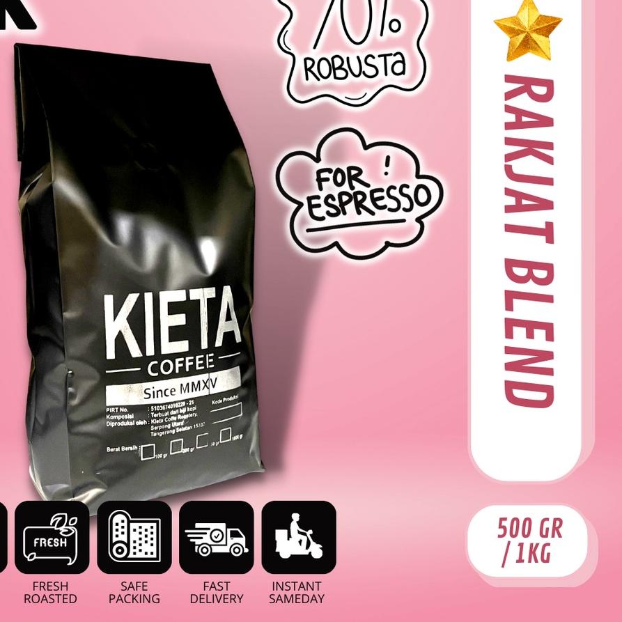 

☏ Biji Kopi Rakjat Espresso Blend 1kg ☎