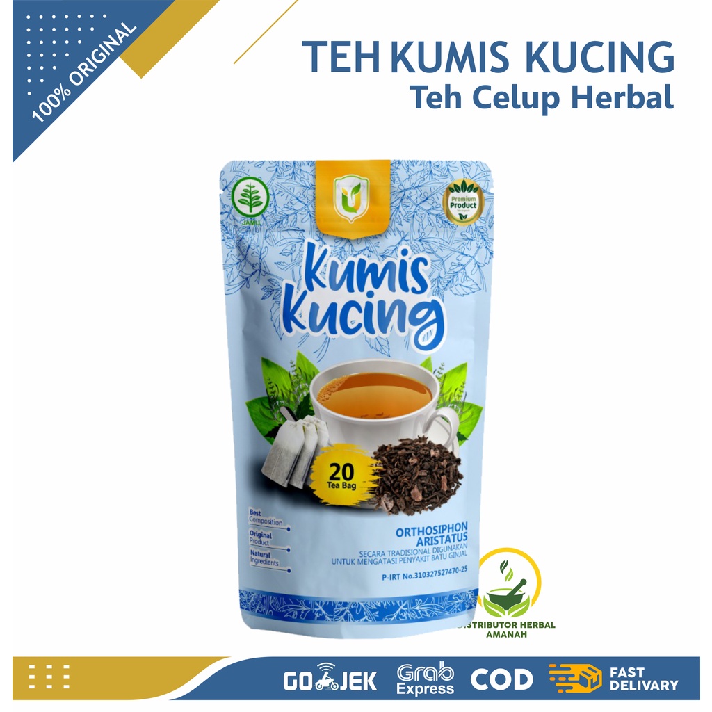 

Teh Celup Kumis Kucing Herbal Batu Ginjal Lancar Kemih Original