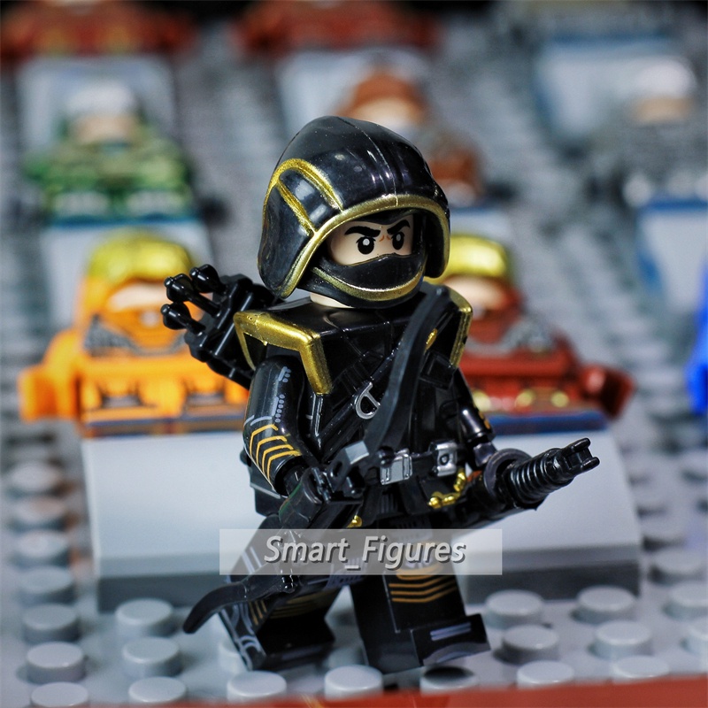 Blok Bangunan Iron Man Super Heros Minifigures Thor Hawkeye War Mesin Angka Mini Ulang Tahun Hadir Rakitan Mainan