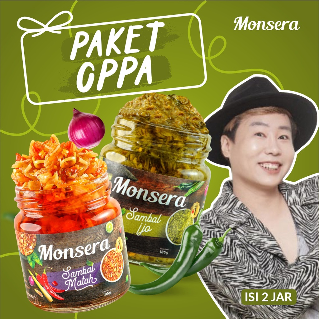 

Paket Oppa Sambal Sambel Monsera isi 2 jar