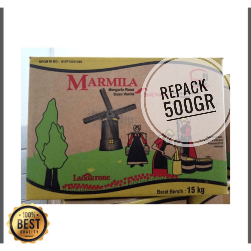 

Marmila repack 500gr Mentega butter Margarine Margarin Rasa Susu Vanilla