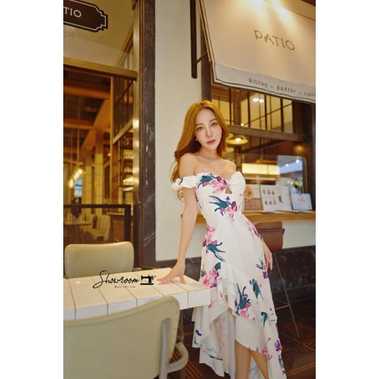 Dress bunga bangkok premium