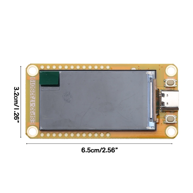 Btsg ESP32 S3 WIFI &amp; Bluetooth-Kompatibel Cerdas-Display Layar 1.9in Modul TFT