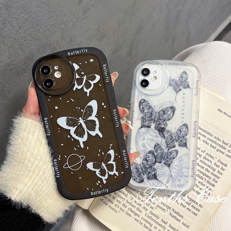 Redmi Note 12 A1 10C 10A 10 9A 9C 9 9T Note 11s 10s 9s 11 10 9 8 ProPoco X3 NFC X3Pro X3 Mi11T 12 Pro 11Lite 10Sketch butterfly Phone Case Soft Cover