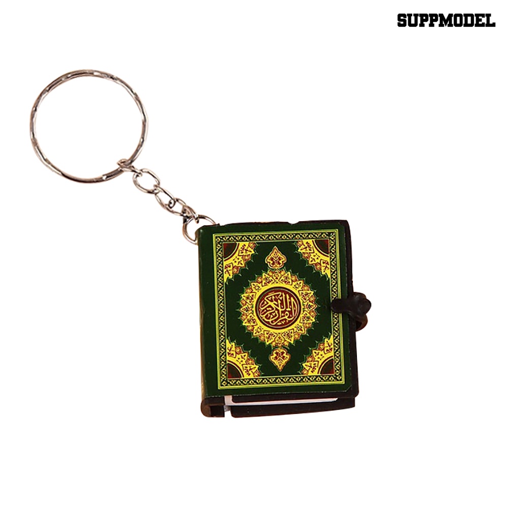 [SM] Unisex Mini Quran Arab Liontin Gantungan Kunci Tas Mobil Gantungan Kunci Hadiah Ulang Tahun