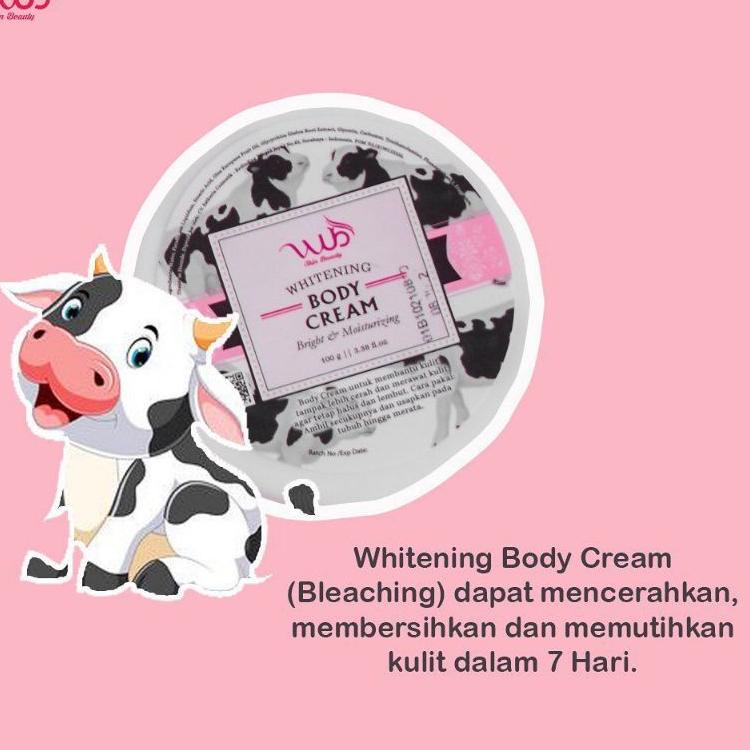 Promo Wub Body cream (bleaching) paling ampuh mencerahkan kulit badan