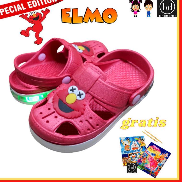 W5C5 Sepatu Sandal Anak Balita / bayi Perempuan / Cewek 6 bulan 1 2 3 4 Tahun Nyala Lampu Led Murah 