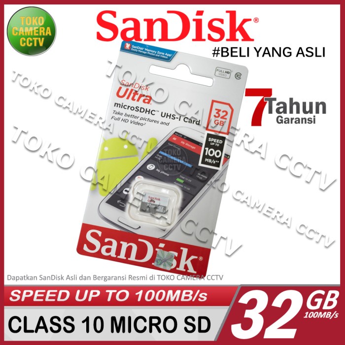 SANDISK MICROSD 32GB / SD CARD 32GB SANDISK