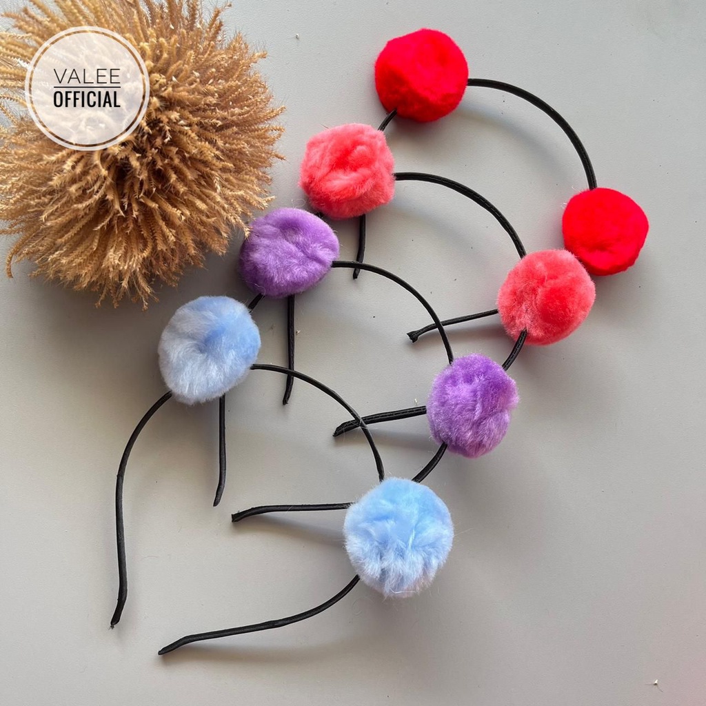 BANDO BULU 2 POMPOM LUCU K-POPERS