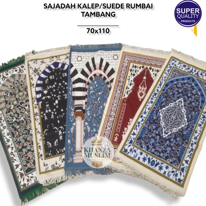 Sajadah Sajadah Suede Turki/Sajadah Kalep Tipis Murah 70X110