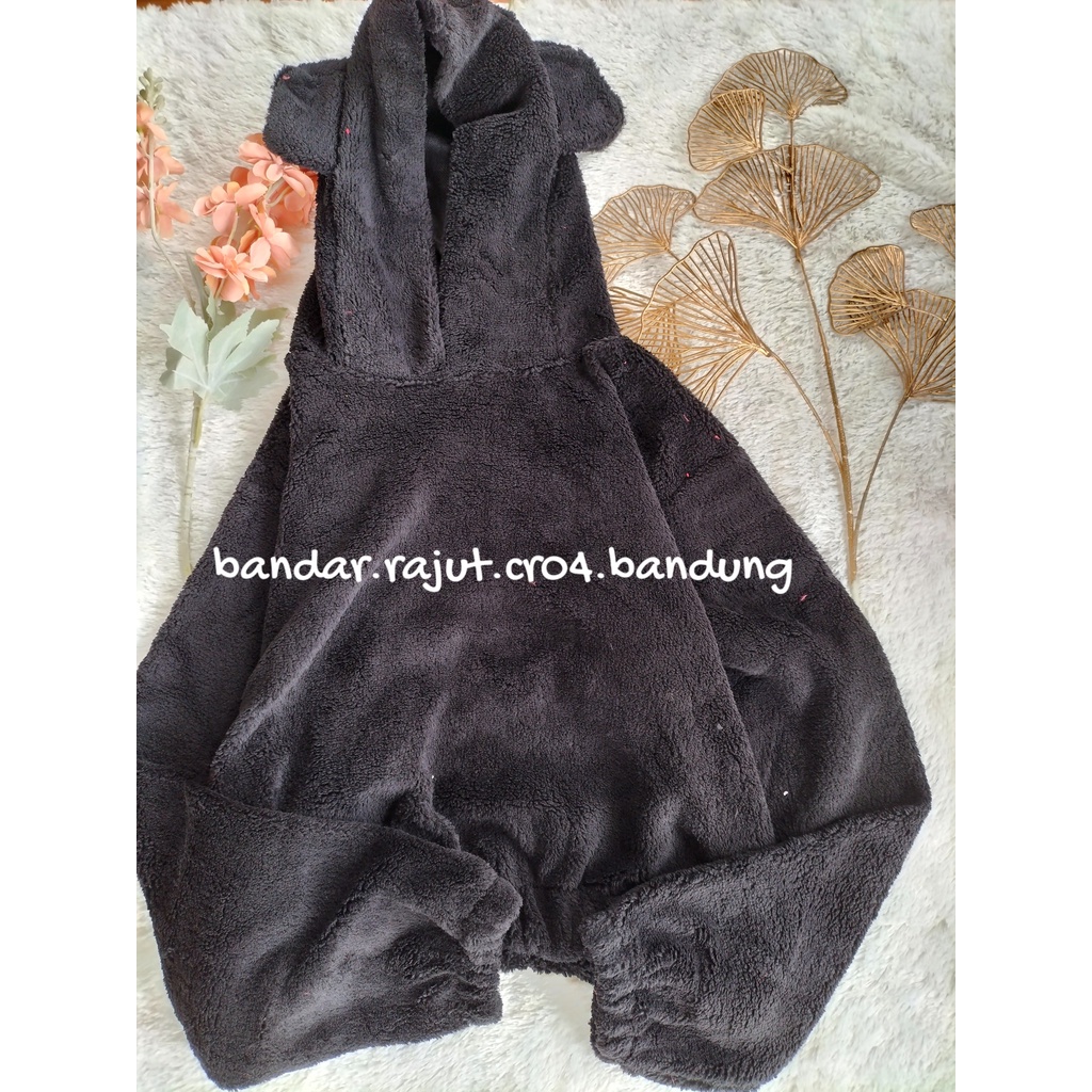 SWEATER HOODIE PRETTY BAHAN LEMBUT