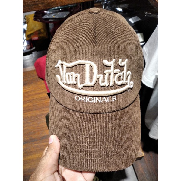 TOPI VON DUTCH ORIGINAL BROWN CORDUROY SALE