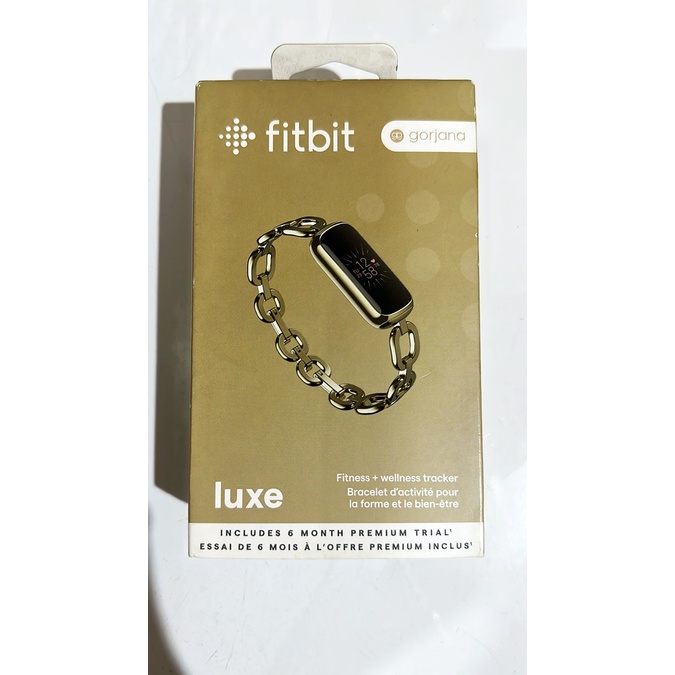 Jual FITBIT Luxe Smart Band Special Edition Gorjana Soft Gold Stainless
