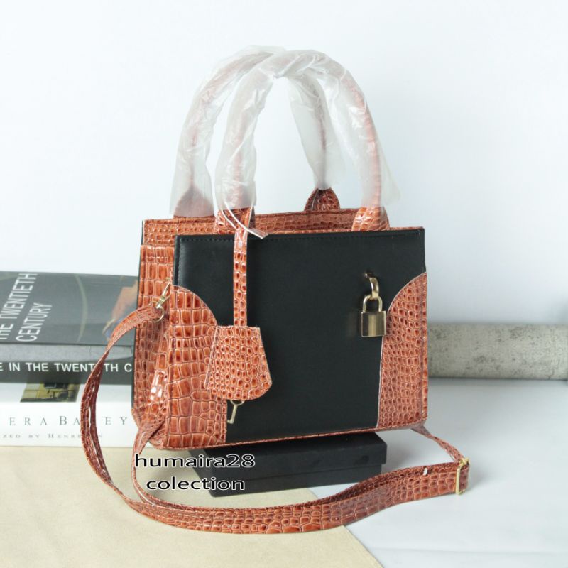 Tas Selempang Wanita Kekinian//Tas Fashion Wanita Terbaru//Croco GEMBOK Kekinian//Tas Selempang Wanita//Tas Wanita Terbaru humaira