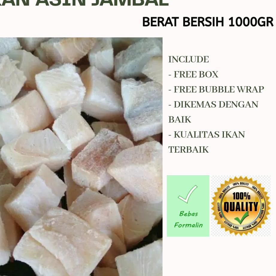 

֍ IKAN ASIN JAMBAL ROTI 1000gr ◊
