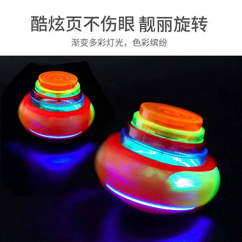 Gasing Musik LED Lampu / Gasing Gyro PREMIUM / Mainan Anak Gangsing / Mainan Viral PANUCCI