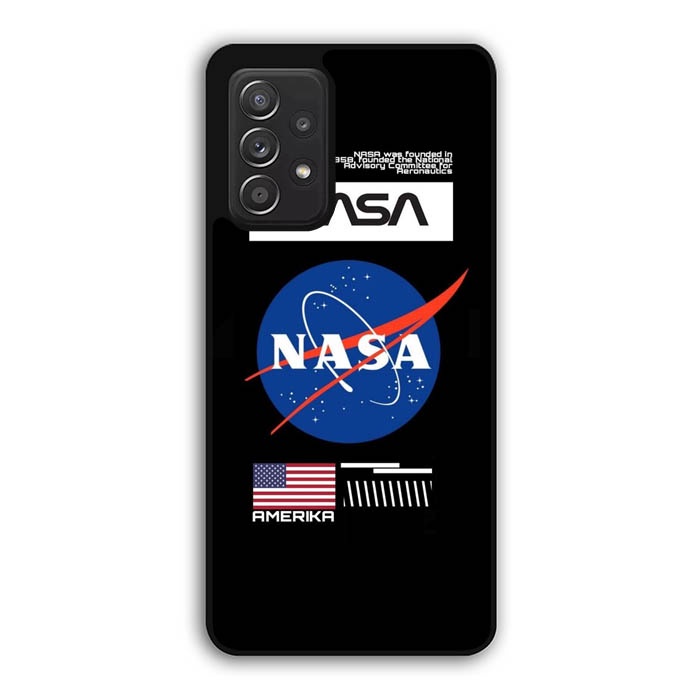 Casing Hardcase Case Samsung Galaxy A72 A52 A32 A22 A12 4G 5G Nasa Space AB0913 Custom Case