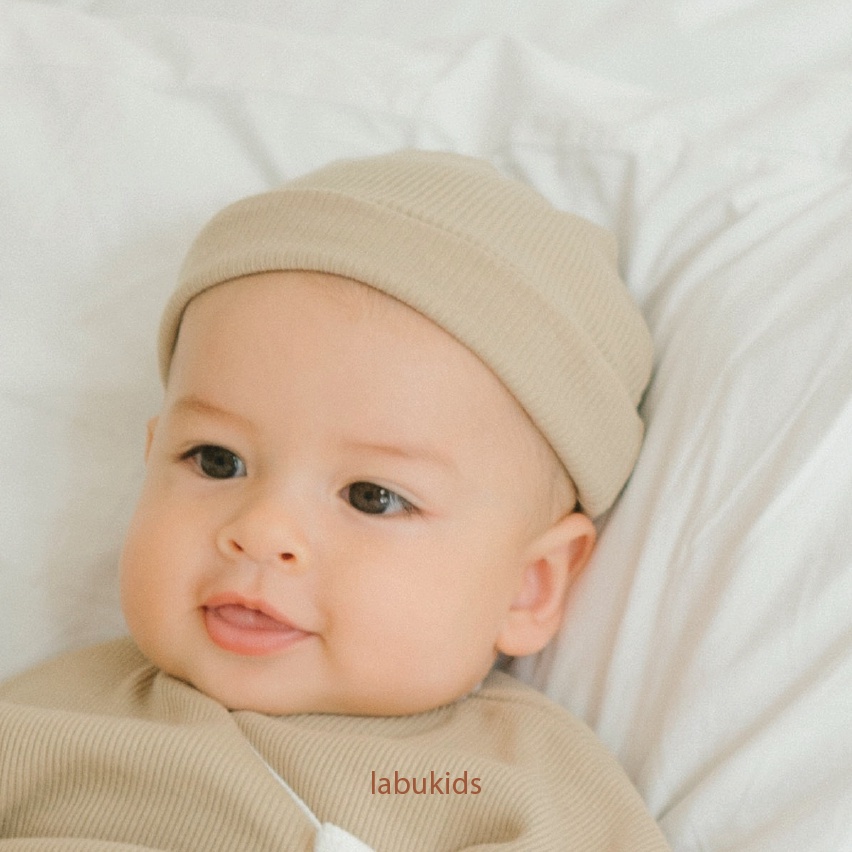 Labu Kids - Baby HAT BENNIE | Topi Bayi Topi Anak Bayi Newborn Lucu Aksesoris Kepala Rambut Baby Beanie