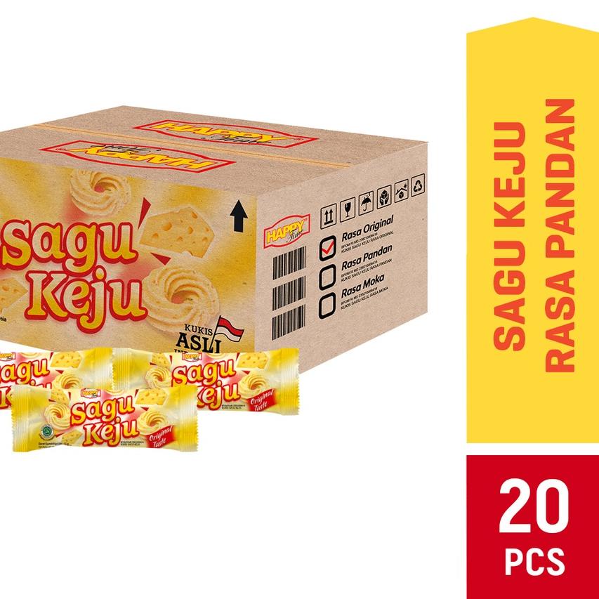 

♔ Happy Time Sagu Keju (1 Karton isi 6 pack) ➱