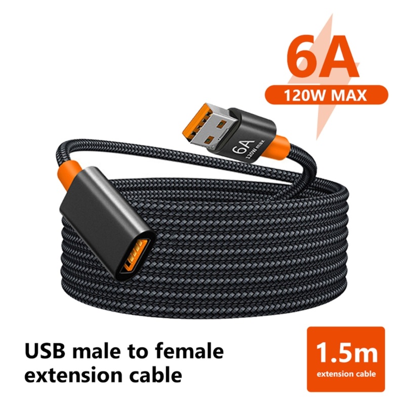 Zzz Kabel Ekstensi USB Ke USB (Kabel USB Extender Pria Ke Wanita Kabel Ekstensi USB) Transfer Data High-Speed