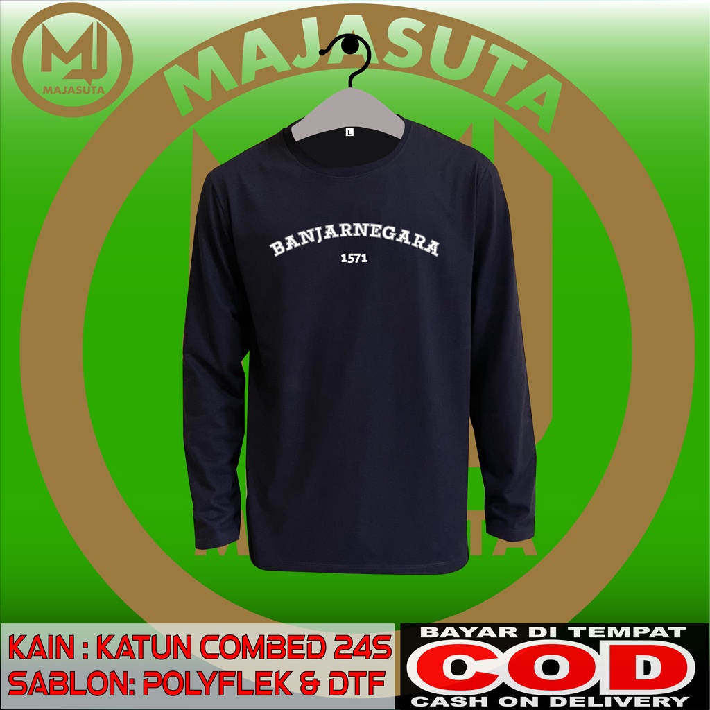 KAOS BANJARNEGARA 1571 COMBED 24S BISA COD KAOS DISTRO KAOS BANJARNEGARA KAOS HARI JADI KAOS KEREN