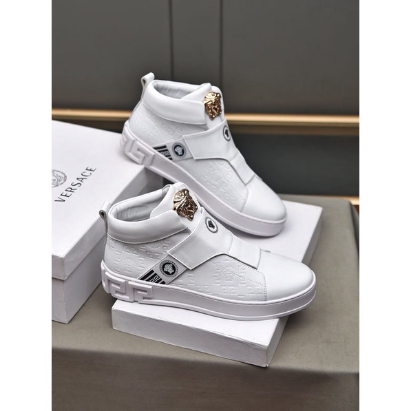 Versace High top Fashion Men's Shoes