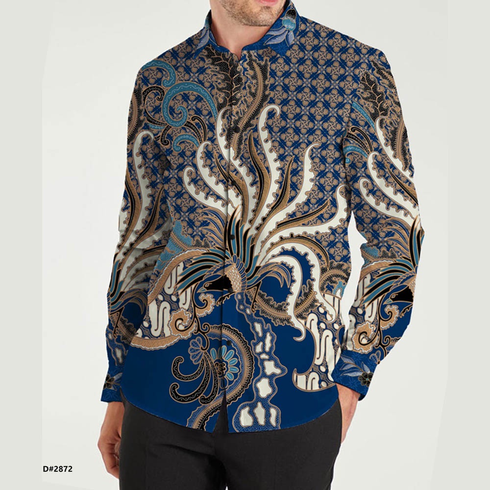 Kain Batik Tulis / Semi Tulis Batik / Pola Baju Batik - 2872