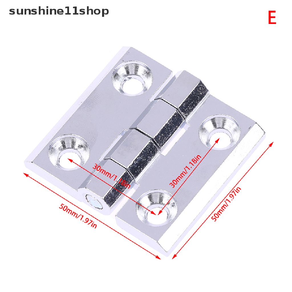 Sho 4040 /5050 /6060Engsel Lipat Kotak Zinc Alloy Surface Mounted Hinge N