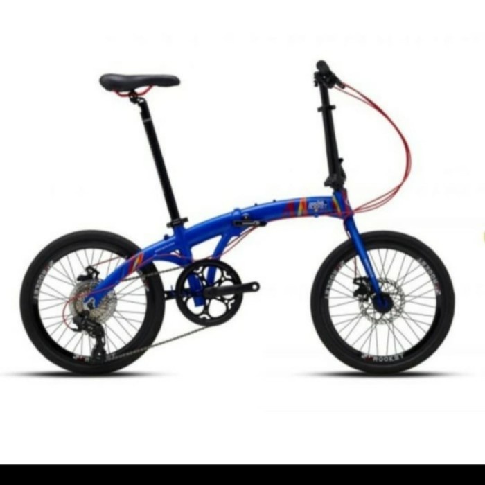 Khusus Gojek Sepeda Lipat Wim Cycle Pocket Rocket New 8 Speed #Original