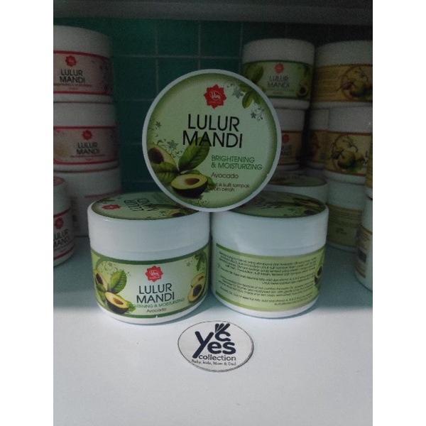 Lulur Mandi Viva 225g Scrub Brightening Moisturizing Bengkoang yogurt Avocado Soybean Langsung pakai