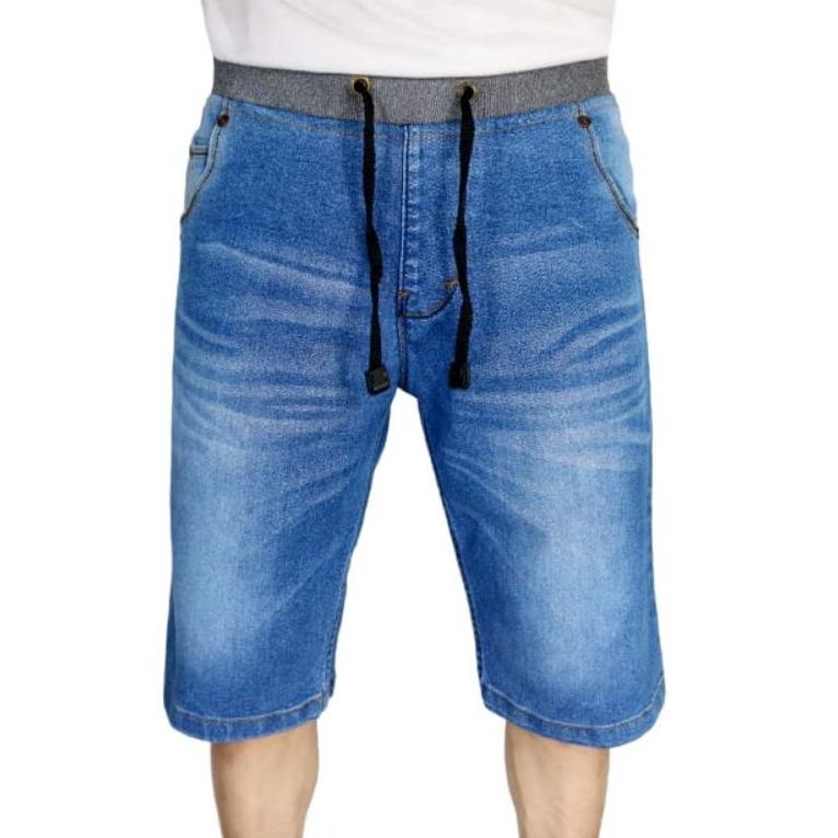 LANGSUNG ORDER Celana jeans pendek pria Rip Melar