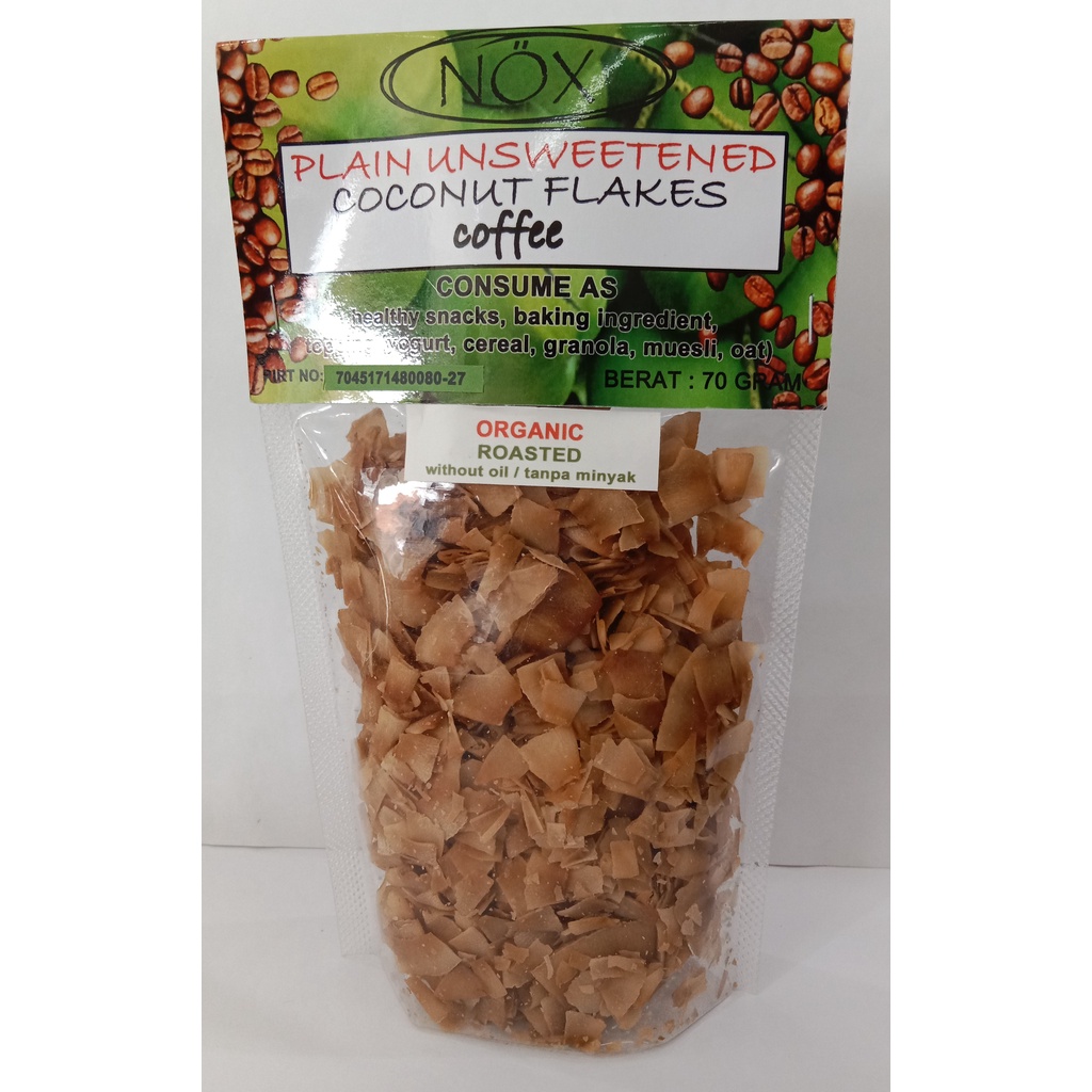 

NOX PLAIN UNSWEETENED COCONUT FLAKES COFFEE/ KELAPA RASA KOPI