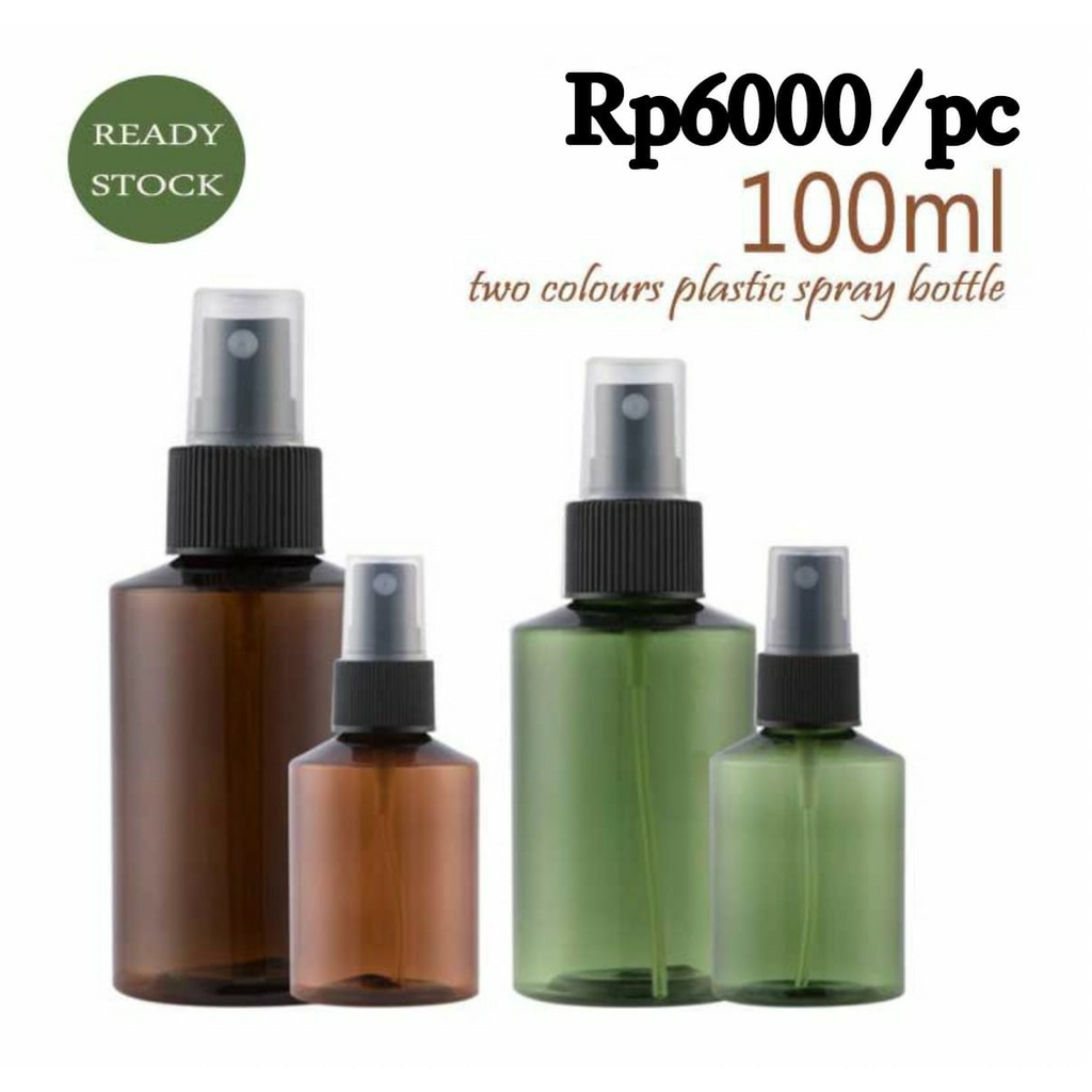 Botol Spray 100ml Botol Refill Sprayer Kosmetik Serum Toner  Botol Skincare Botol Serum Pump Botol S