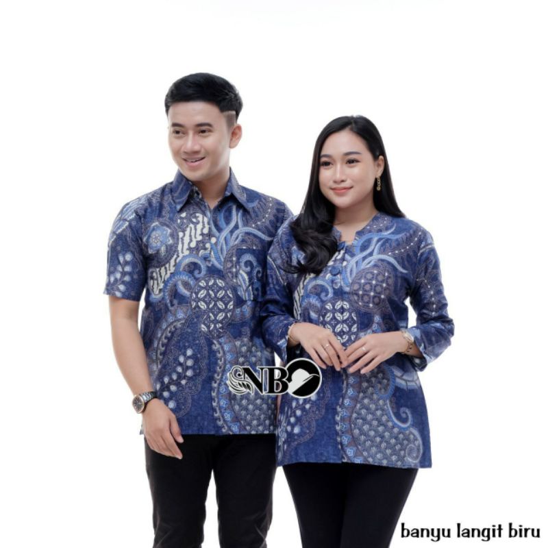 BATIK COUPLE TERBARU ATASAN BATIK SERAGAM KANTOR TUNIK KEMEJA BLOUSE