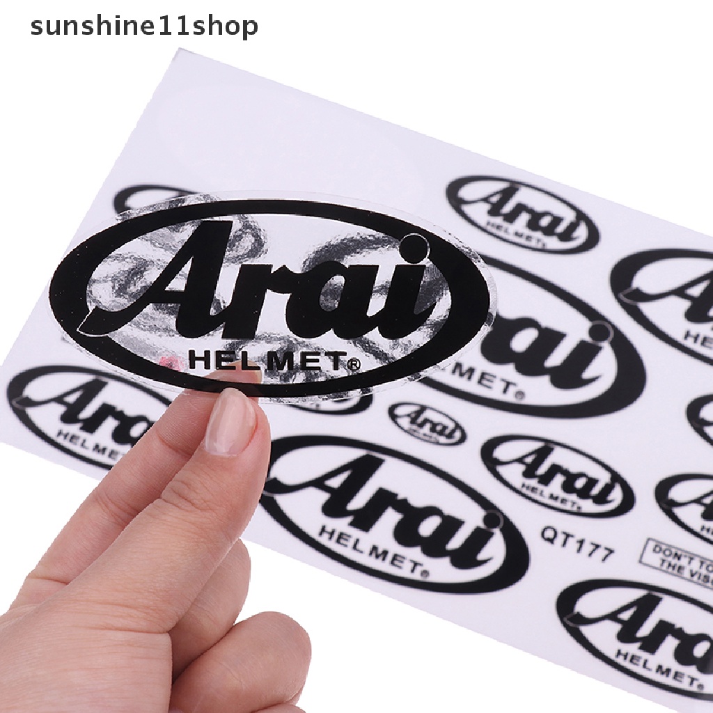 Sho Stiker Helm Reflektif Anti Air Dekorasi Sepeda Untuk Aksesoris Arai N