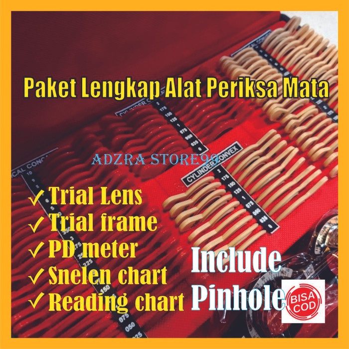 Trial Lens Set &Trial Frame Murah - Alat Periksa Mata