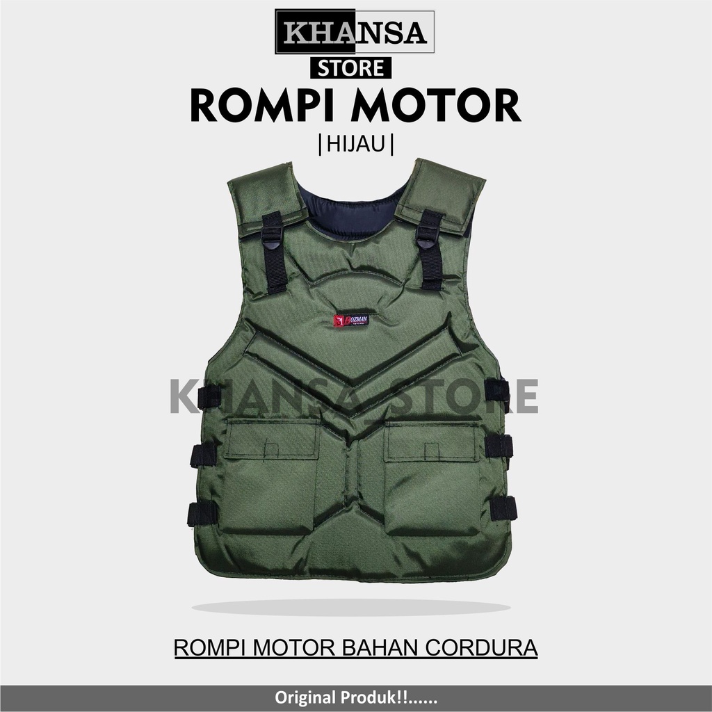 Rompi Motor Touring/Biker Bahan Cordura Premium anti angin pelindung dada