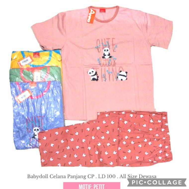 BIG SALE ASLI BABYDOLL AMRO CELANA PANJANG DEWASA babydoll bebidol baju tidur piyama setelan abg rem