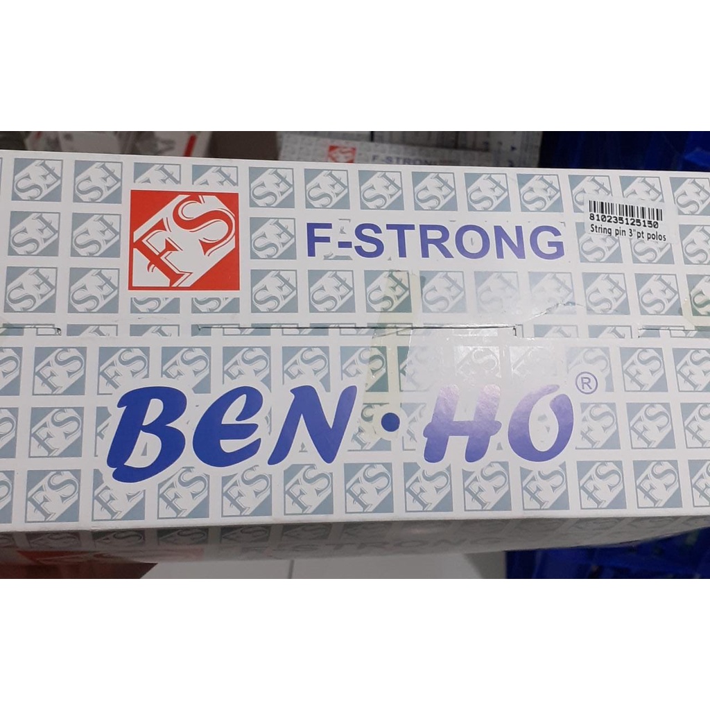 Loop Pin 3 Inch FS / Loopin / Tali String Pin Putih - Bulat Polos