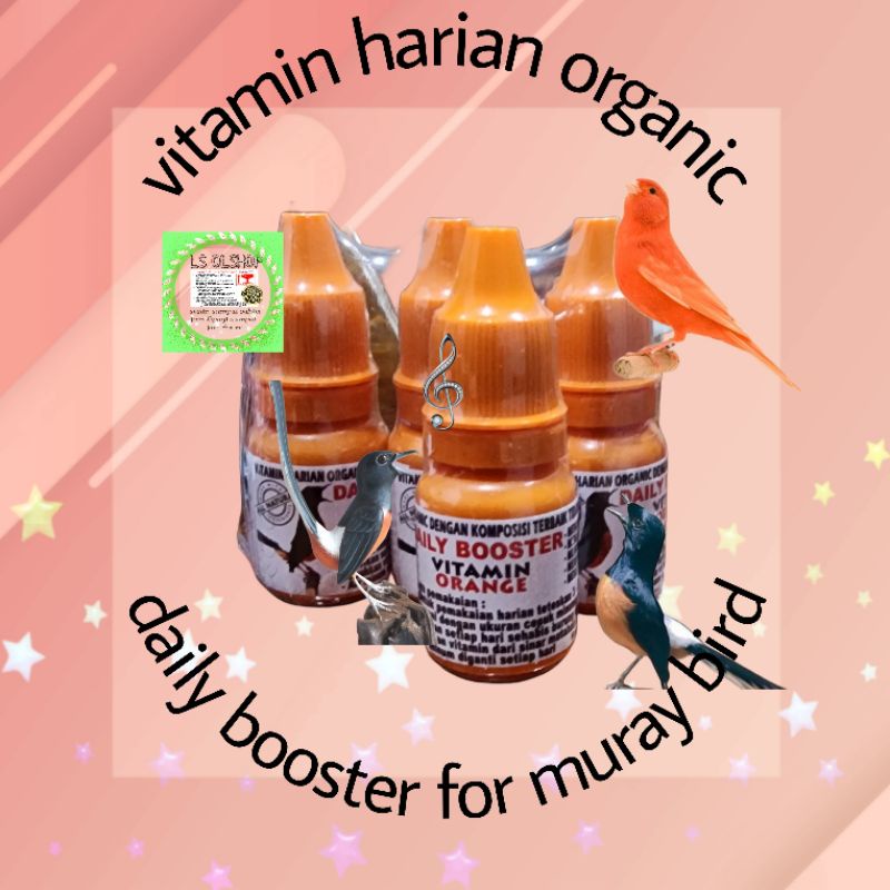 1 BOTOL KOMPLETTES MURAI VITAMIN MURAI VOLUME TINGGI BURUNG KACER KENARI PERKUTUT PLECI CIBLEK TRUCUK GACOR INSTAN ORI BELGIA