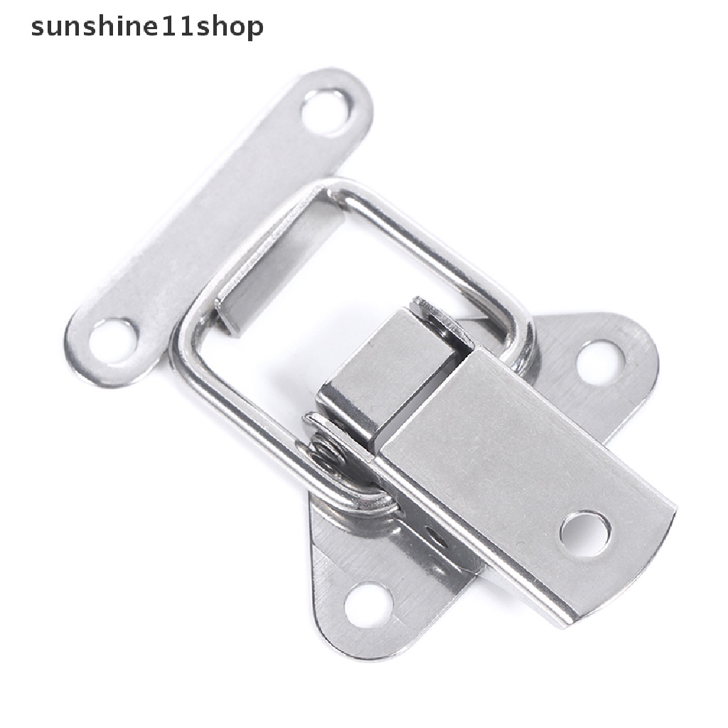 Sho Stainless Steel304 toolbox Pengunci Pengait Metal Toggle Catch Clasp Engsel Dimuat N