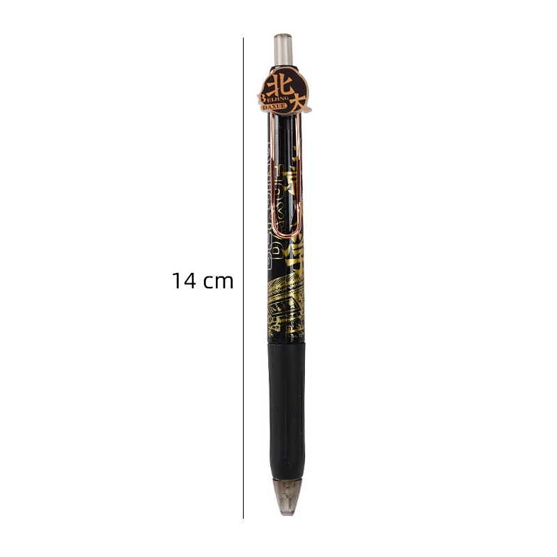 0.5mm Seri Universitas Kreatif Gel Pen Mahasiswa Tinta Hitam ST Nib Pena Ditarik