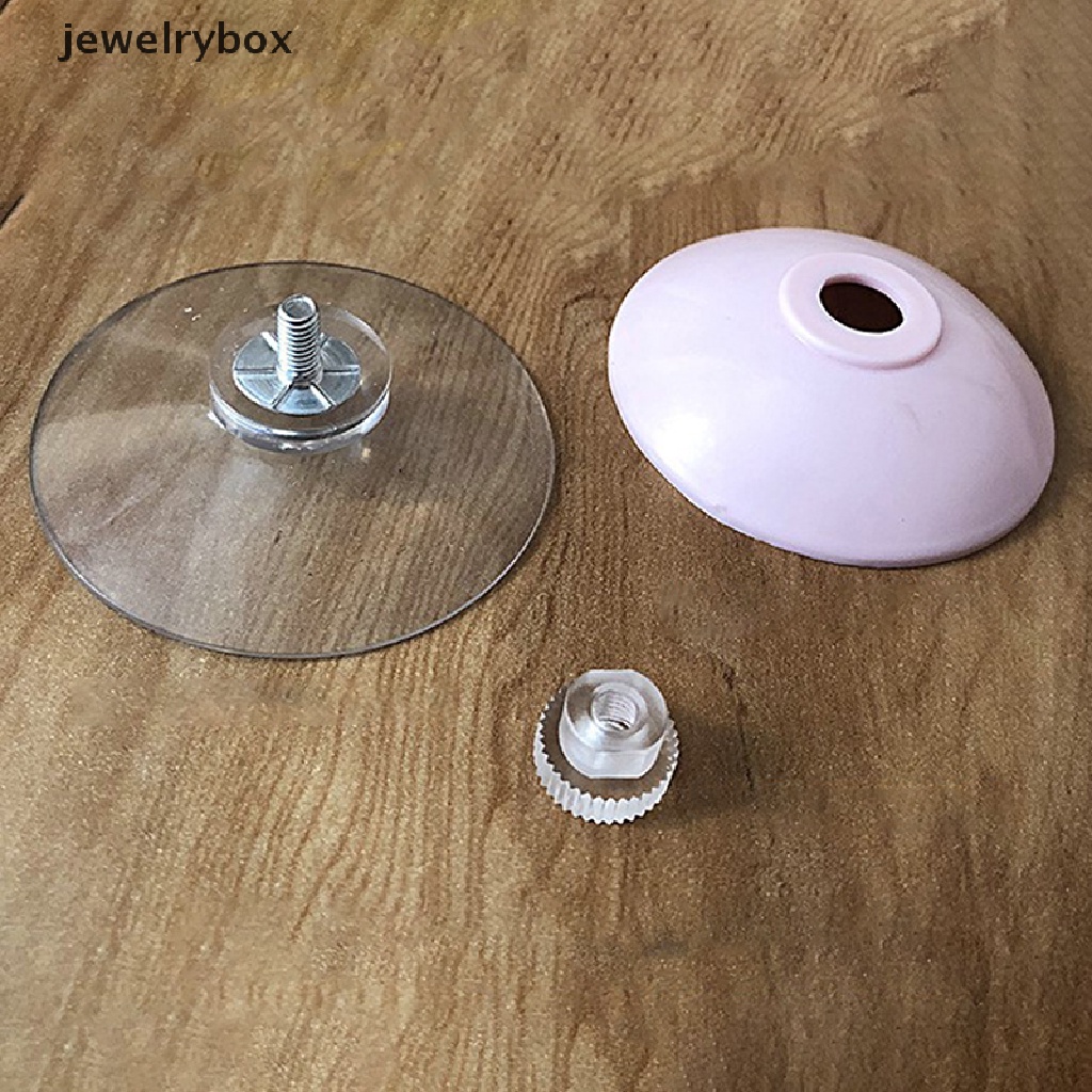 [jewelrybox] 10pcs Suction Cup Dengan thread sucker metal nut stud Ulir Sekrup Untuk Perlengkapan Butik